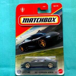 Matchbox Koenigsegg Gemera Die-Cast Car Black